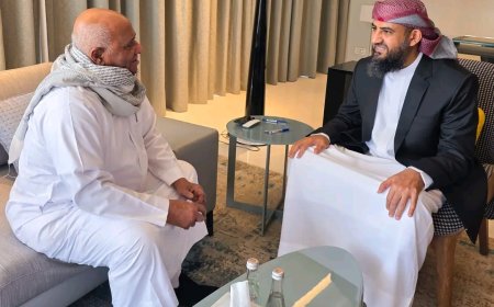 المحرّمي يلتقي الفريق الركن فيصل رجب ويشيد بتاريخه النضالي في خدمة الوطن