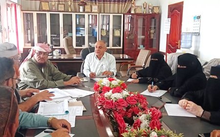 الاجتماع الأول للجنة الفرعية للاختبارات بمحافظة لحج