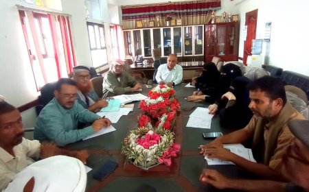 اللجنة الفرعية للاختبارات بمحافظة لحج تعقد اجتماعها الأول لمناقشة الاستعدادات للاختبارات الثانوية