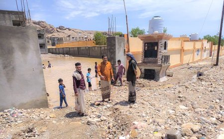 مدير عام بروم ميفع يقوم بجولة ميدانية لتفقد أضرار الأمطار ببروم وضواحيها