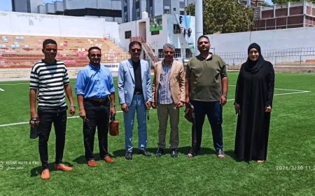 بحضور قيادة الاتحاد العام.. مكتب الشباب والرياضة بعدن يسلم مقر اتحاد الإعلام الرياضي بعدن لإدارته