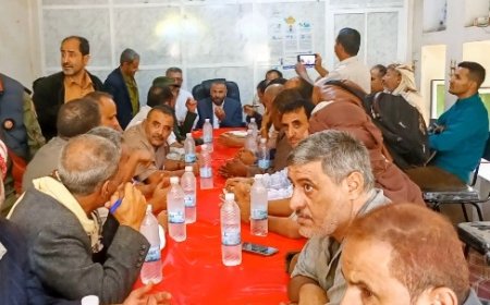 محافظ الضالع يطلع على الأوضاع العامة في مديرية قعطبة