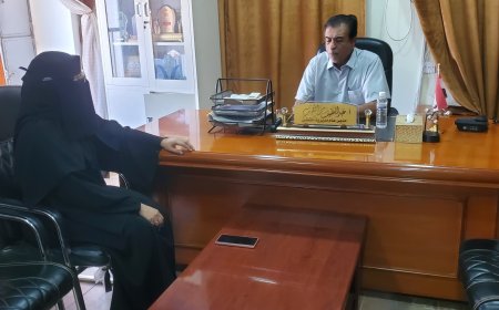 مدير عام مديرية القطن يلتقي مدير إدارة تنمية المراة بديوان السلطة المحلية