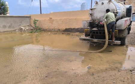 مدير عام بروم ميفع يوجه برفع أضرار الأمطار والسيول بالمديرية