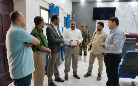 وكيل أول المهرة يدشن امتحانات الكفاءة لمزاولي المهن الطبية والصحية بالغيضة