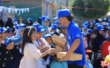 تعز تحتفي بـ 300 يتيم في فعالية ترفيهية مميزة ضمن مبادرات مؤسسة لايف