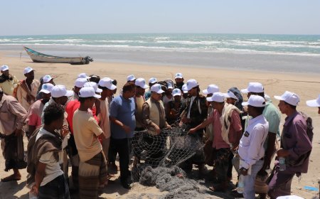 الهيئة الإقليمية (PERSGA) والهيئة العامة لحماية البيئة: تنفيذ برنامج توعية وتواصل مع صيادي منطقة ساحل أبين