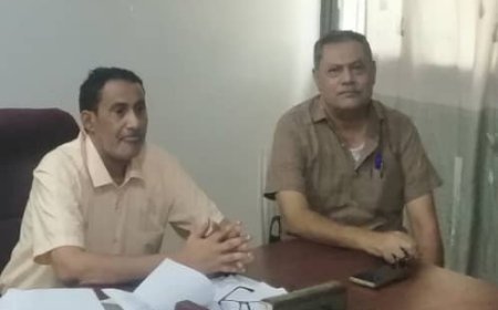 مدير عام مستشفى الأمراض النفسية يلتقي مدير شرطة الشيخ عثمان