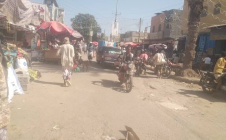 مكتب اشغال خنفر يباشر بحملة لتنظيف سوق مدينة جعار