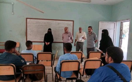 بعد إجازة العيد.. "الشكلية" يفتح ملف جودة التدريب المهني في عدن بجولات ميدانية حازمة
