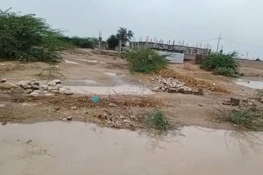 تضرر أصحاب البيوت الطينية والعشش في أبين بسبب الأمطار الغزيرة