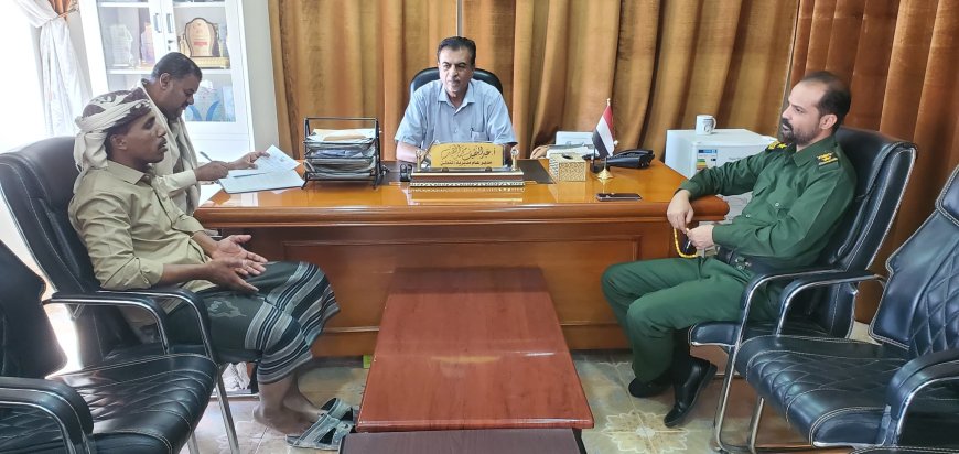 أجتماع اللجنة الأمنية بمديرية القطن 