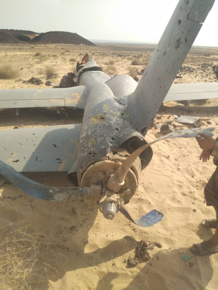 فيما الأمن الوطني الساحل يؤمّن المنطقة.. سقوط طائرة استطلاع مسيّرة غامضة شرق أبين