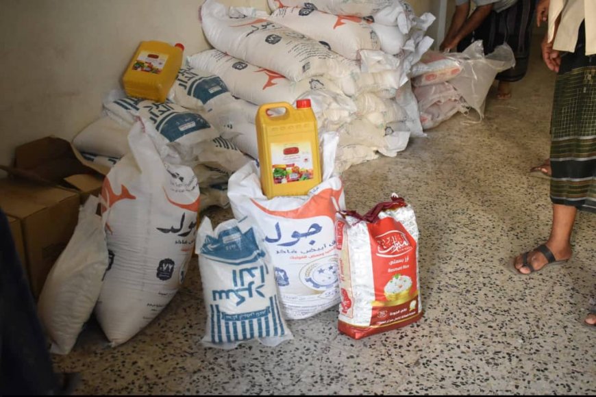 جمعية الضالع الخيرية  تدشّن توزيع السلة الرمضانية في عدن ولحج