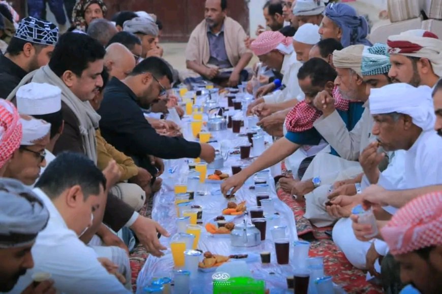 إدارة الأمن والشرطة بمديرية سيئون تنظم الأمسية الرمضانية والافطار الجماعي السنوي