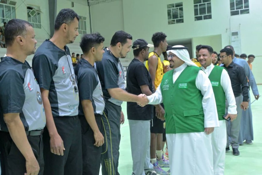 أنطلاق بطولة البرنامج السعودي لكرة السلة بفوزان لاتحاد حضرموت وسلام بالغرفة على الاتفاق والتعاون بالعقاد بحضرموت 