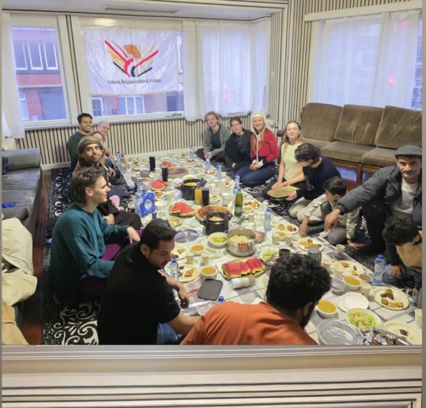 إفطار رمضاني ينشر الثقافة اليمنية في بلجيكا ويجمع أصدقاء من المجتمع البلجيكي