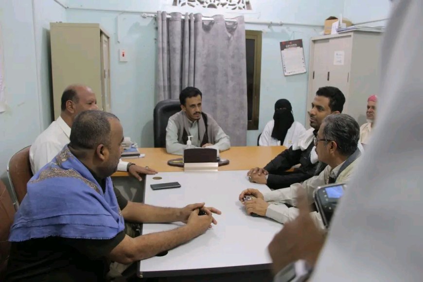 وكيل حضرموت الجيلاني يدشن المخيم الطبي والعيادات التخصصية الرمضانية بمركز روكب الصحي