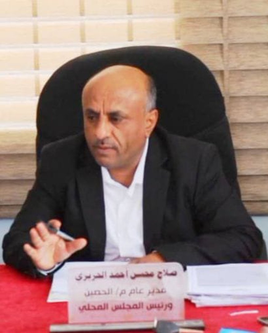 مدير عام الحصين يوجه رسالة شكر لأبناء المديرية بعد نجاح تسيير قافلتين غذائيتين لدعم الجبهات