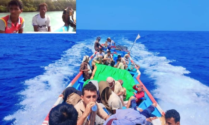 بين الأمواج والمخاطر.. أبناء شمال حجة يسلكون البحر طريقًا اضطراريًا للوصول إلى تعز