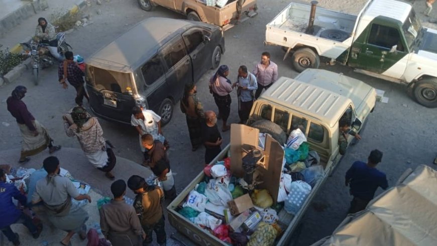 انتقالي مديرية الضالع يدشن أولى قوافلة الغذائية لإفطار أبطال القوات المسلحة الجنوبية المرابطين بالجبهات