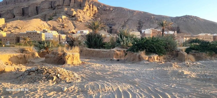 مخاوف بيئية وصحية بسبب أعمال التجريف غرب شبام التاريخية