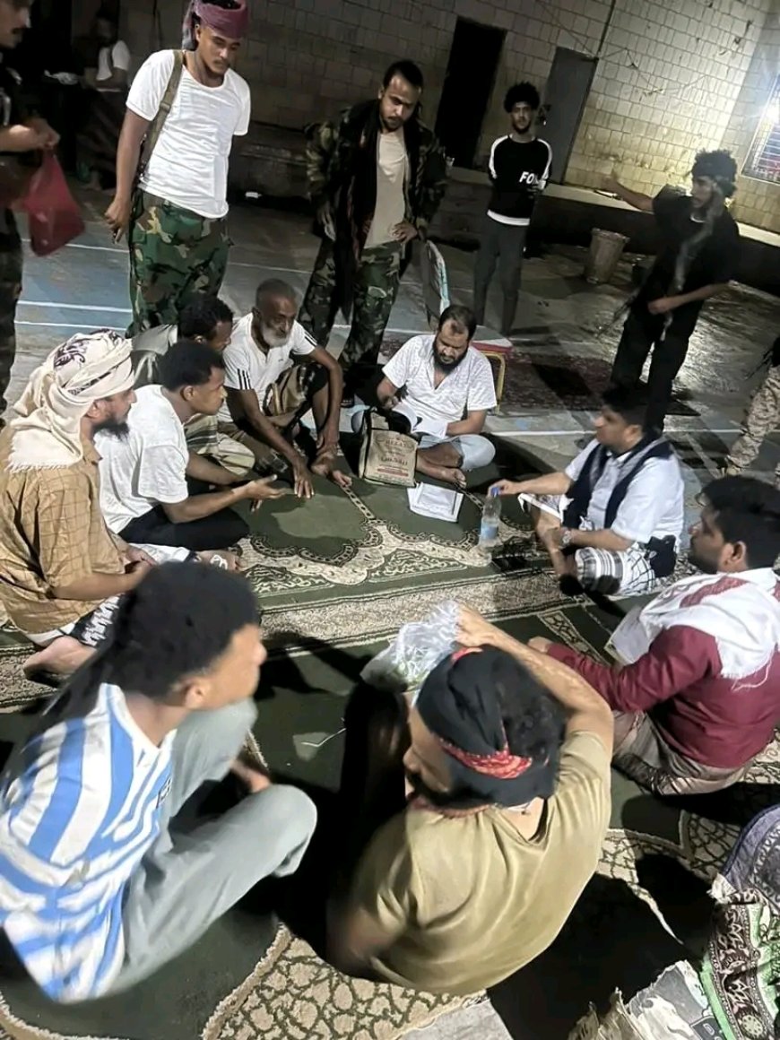 مدير أمن أبين يزور السجن المركزي ويتفقد أوضاع السجناء المعسرين