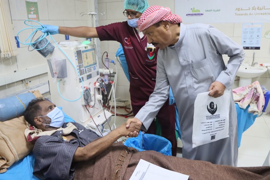 الوكيل بارباع يدشن فعاليات اليوم العالمي للكلى بمركز فاطمة بابطين لرعاية مرضى الفشل الكلوي بسيئون