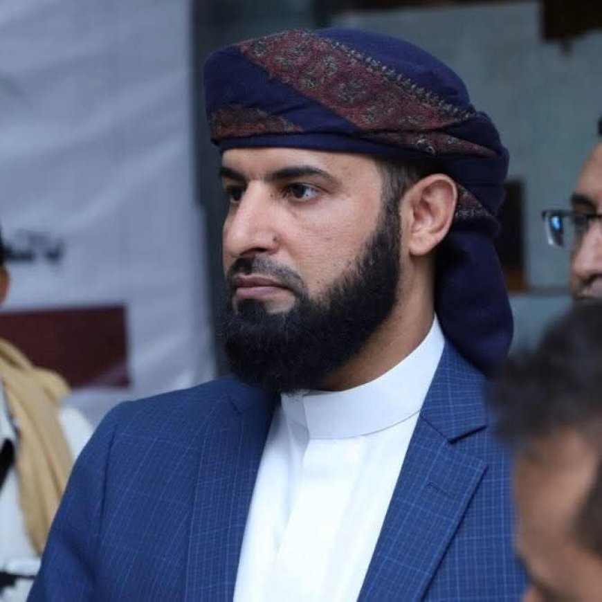 وكيل محافظة أبين محمد الجحما يهنئ الدكتور مختار الرباش بتعيينه محافظًا للمحافظة