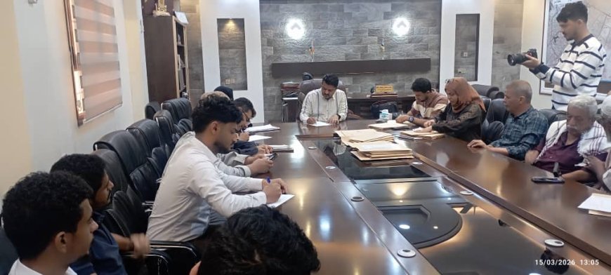 محلي الشيخ عثمان يفتتح مظاريف المناقصة رقم "1 "  ضمن مشاريع البرنامج الاستثماري لعام 2026