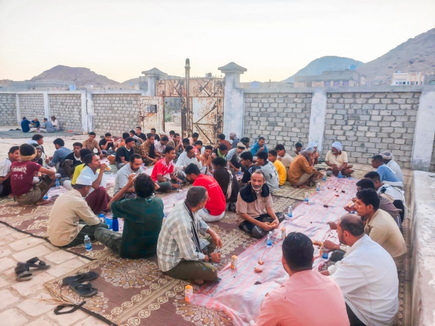 مدير عام بروم ميفع يحضر إفطار الصائم الذي أقامه فريق عربي بروم