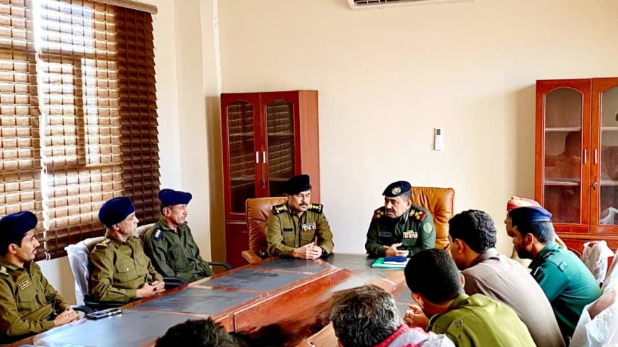 مدير عام شرطة شبوة يشدد على أهمية دور إدارة البحث الجنائي في تعزيز الأمن والاستقرار