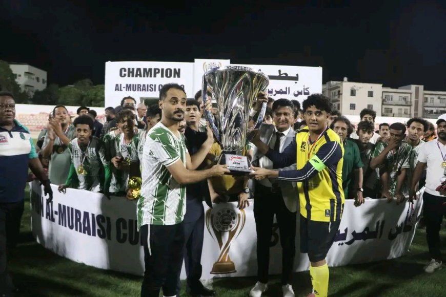 وحدة عدن يتوج بكأس المريسي للمرة التاسعة في تاريخه 