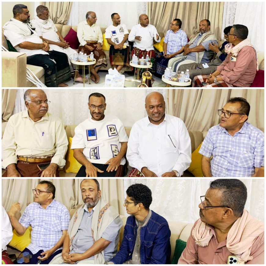 مدير مكتب وزارة الشباب والرياضة بساحل حضرموت يدشن زيارات ميدانية لأسرتي نجمي الرياضة الحضرمية عمارو والهندي