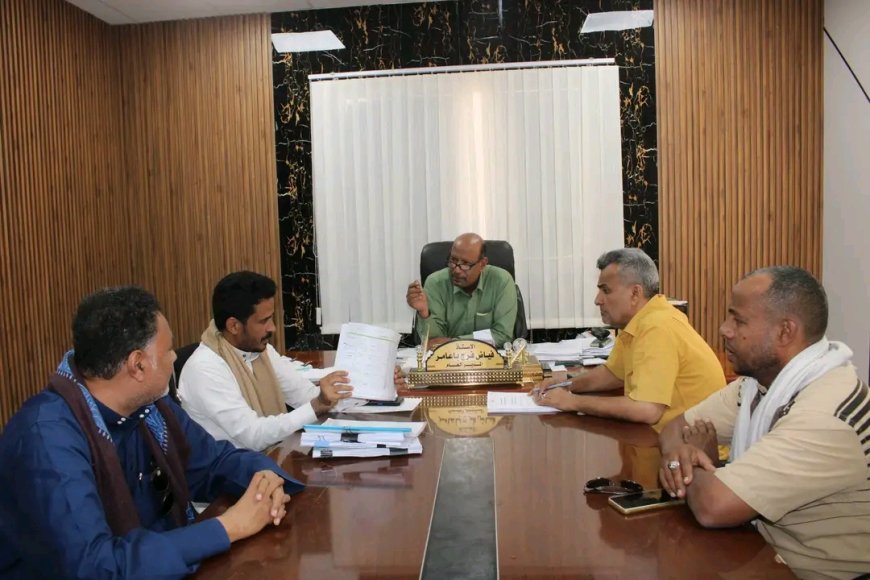 مدير عام المكلا يبحث مع مؤسسة "نهد" التنموية تعزيز الشراكة والتعاون المشترك