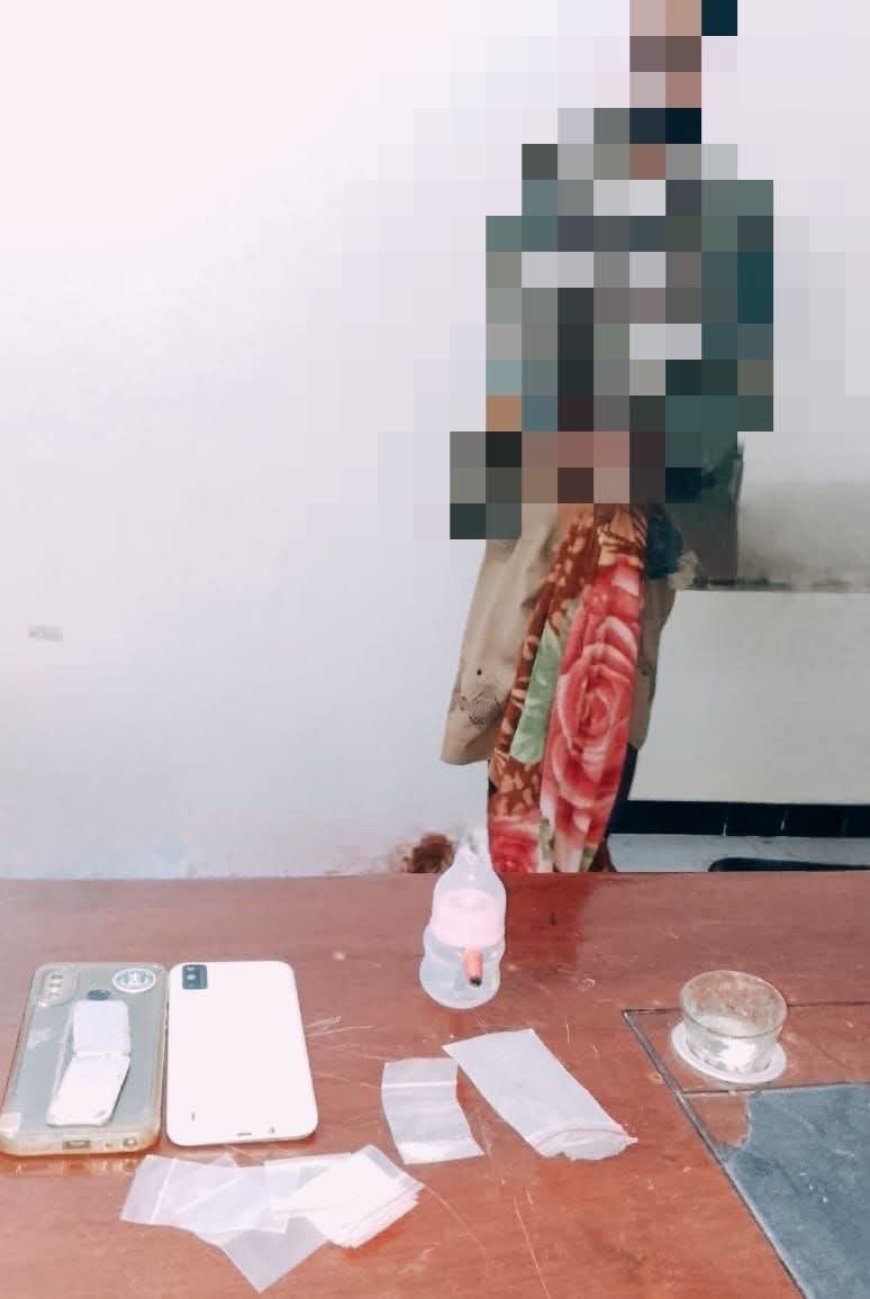 شرطة ميفعة تضبط متهمًا بحوزته مادة الشبو المخدر .