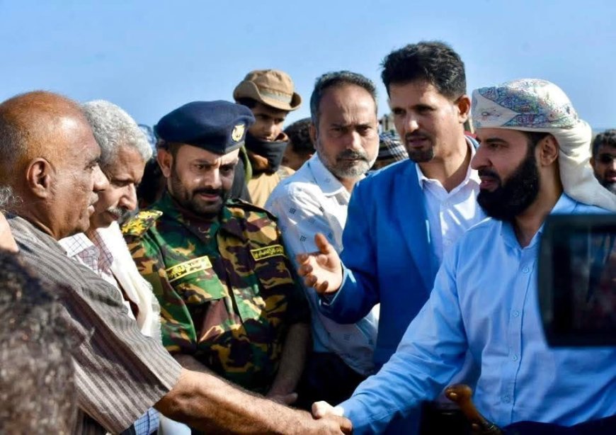 في مشهد مهيب يجسد وحدة الصف.. محافظ أبين يحظى باستقبال رسمي وشعبي غير مسبوق يتقدمه الأمين العام ومدير الأمن وقيادات المكتب التنفيذي