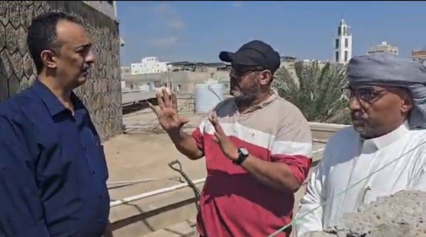 مدير صحة عدن يفتتح مشروع محطة تحلية مياه بمستشفى الأمراض النفسية بدعم من الشيخ نايف جرهوم