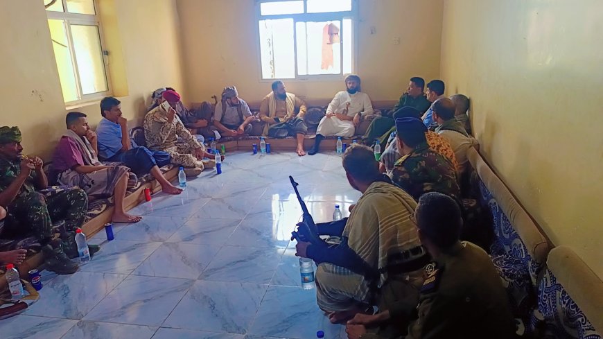 محافظ أبين يتفقد إدارة الأمن بالمحافظة ويشيد بجهود الوحدات الأمنية.