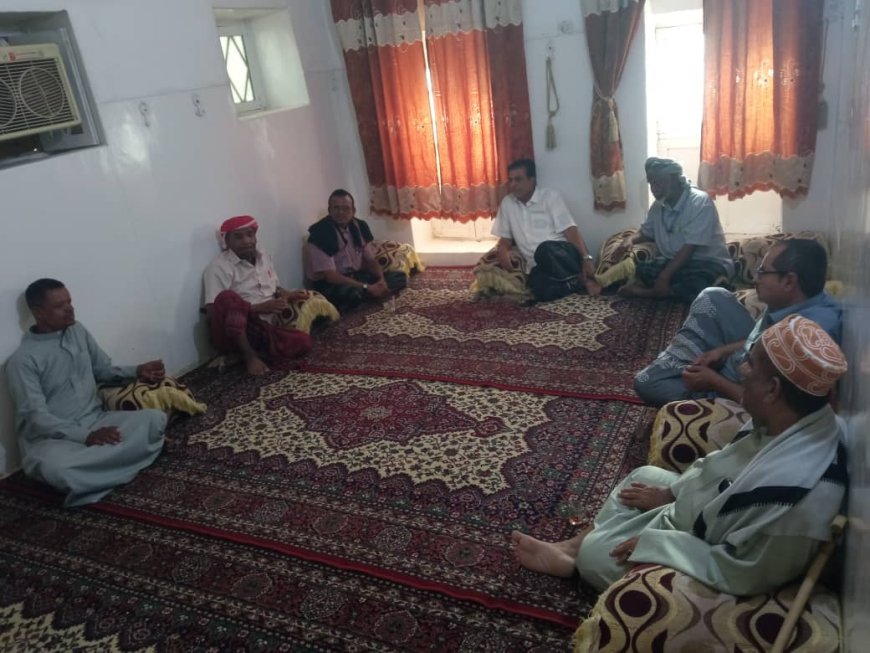 زيارة عيدية تعزز الروابط الاجتماعية في مديرية القطن بحضرموت