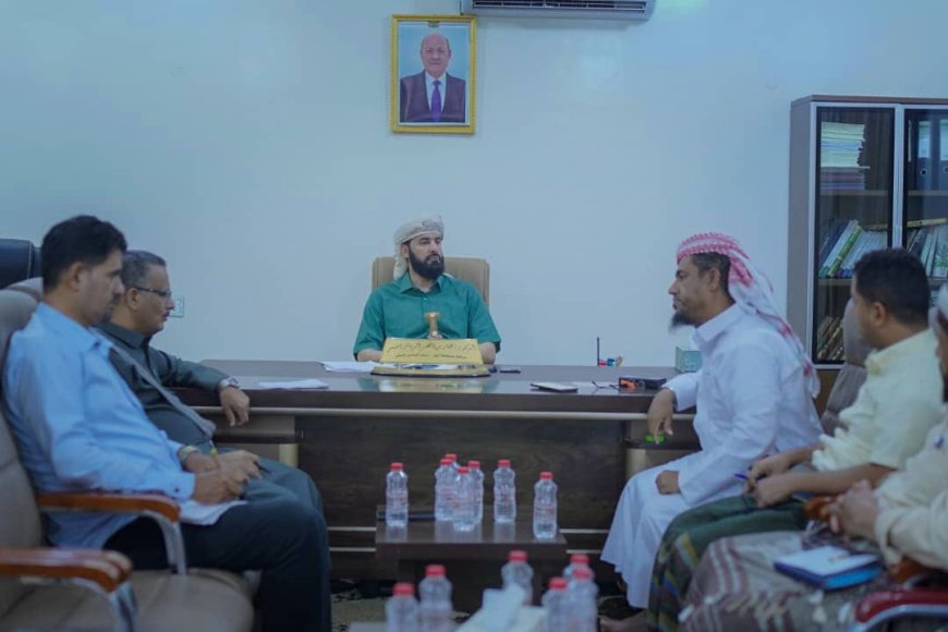 خلال لقائه وكيل وزارة الزراعة والري.. محافظ أبين: سد حسان أولوية قصوى ومشروع سيادي لتعزيز الأمن المائي