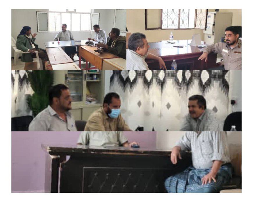 مدير عام مديرية لودر يزور مرافق العمل بعد إجازة العيد ويتفقد سير الخدمات