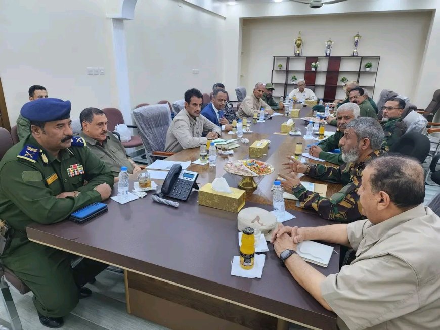 اجتماع مشترك للجنة الإدارية العليا مع إدارة أمن العاصمة عدن
