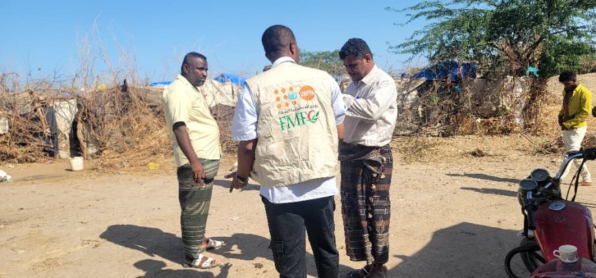 نزول ميداني لمسح احتياجات الأسر المتضررة من الأمطار في زنجبار وخنفر بأبين