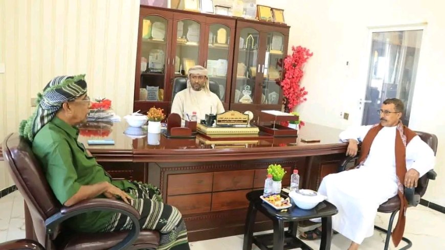 الجعفري وقويزان يناقشان جاهزية القطاع الصحي لمواجهة أي طارئ في المهرة