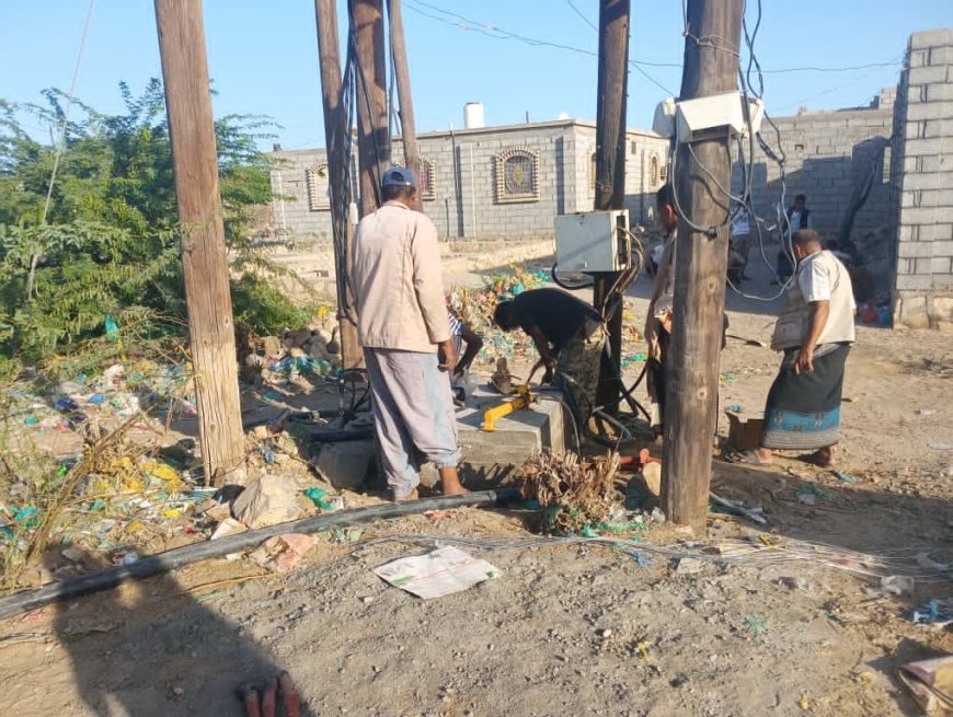 محافظ أبين ومدير الكهرباء.. استجابة عاجلة تعيد النور لحي باجدار  بمدينة زنجبار