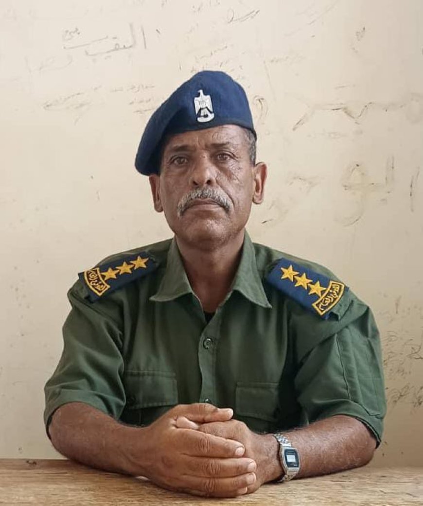 النقيب فضل سالم يشيد بالحملات التي نفذتها الأجهزة الأمنية بتوجيهات القائد محمد علي الحوشبي