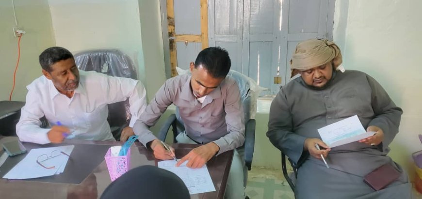 الاستلام و التسليم بين السلف و الخلف لإدارة تنمية المرأة بديوان السلطة المحلية بمديرية القطن