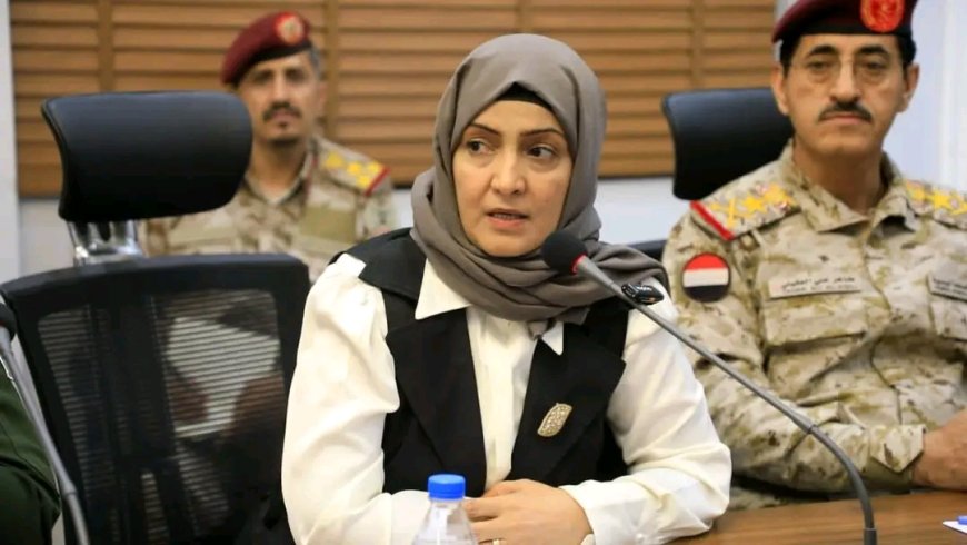 وزيرة الشؤون القانونية تؤكد من المكلا: حضرموت نقطة الانطلاق لتعزيز سيادة الدولة واستعادة الثقة بالمؤسسات