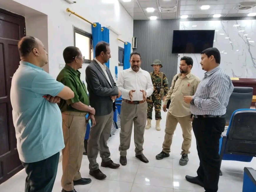 وكيل أول المهرة يدشن امتحانات الكفاءة لمزاولي المهن الطبية والصحية بالغيضة